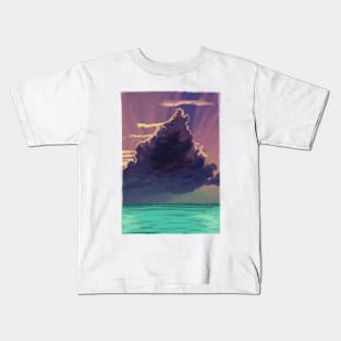 Sunset ocean Kids T-Shirt